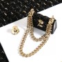 Chanel Black Bag Brooch