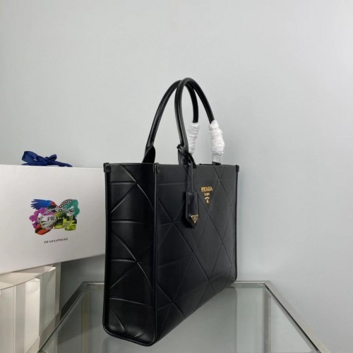 Prada Symbole Bag Large Leather with Topstitching