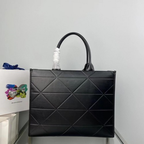 Prada Symbole Bag Large Leather with Topstitching