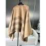 Burberry Charlotte Merino Zip-Front Poncho