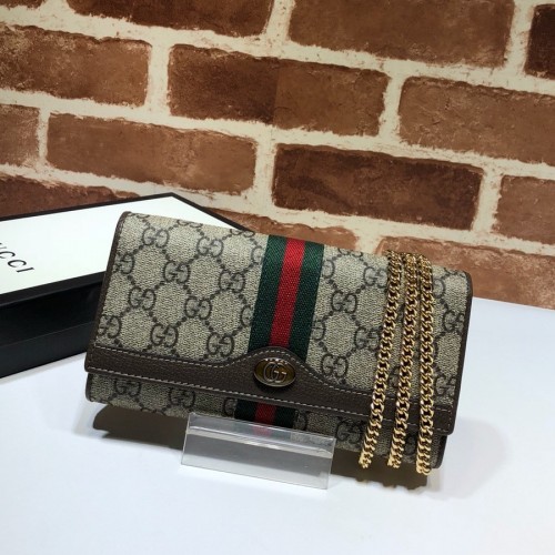 Gucci Ophidia GG chain wallet