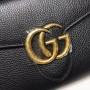 Gucci GG Marmont Chain Wallet Black