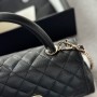 Chanel Caviar Quilted Mini Coco Handle Flap