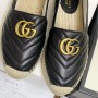 Gucci Leather espadrille with Double G