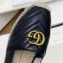 Gucci Leather espadrille with Double G