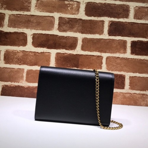 Gucci GG Marmont Chain Wallet Black