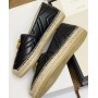 Gucci Leather espadrille with Double G