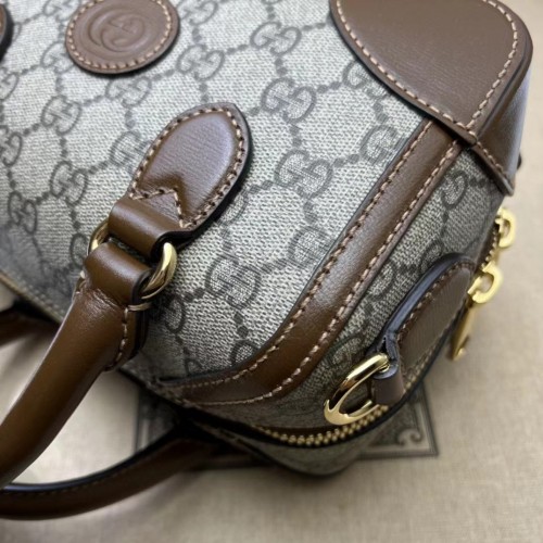 Gucci Small Duffle Bag With Interlocking G