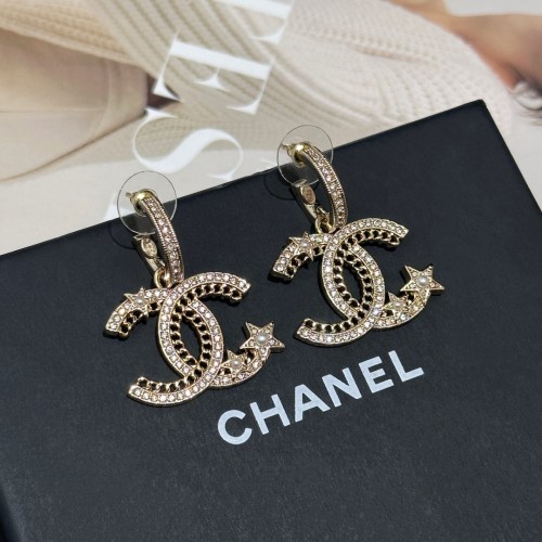 Chanel CC Dangle Earrings