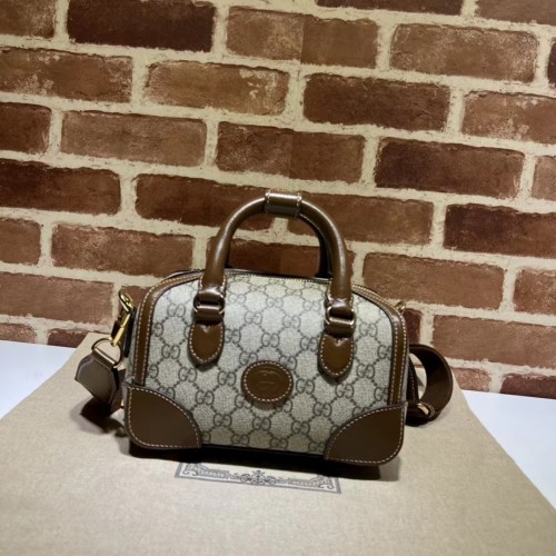 Gucci Small Duffle Bag With Interlocking G