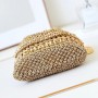 *Superior* Chanel 22 Mini Golden Metallic Calfskin Macrame