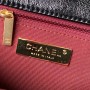 *Superior* Chanel 19 Handbag Gold-Tone Buckle