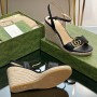 Gucci Aitana Espadrille Wedge Sandal