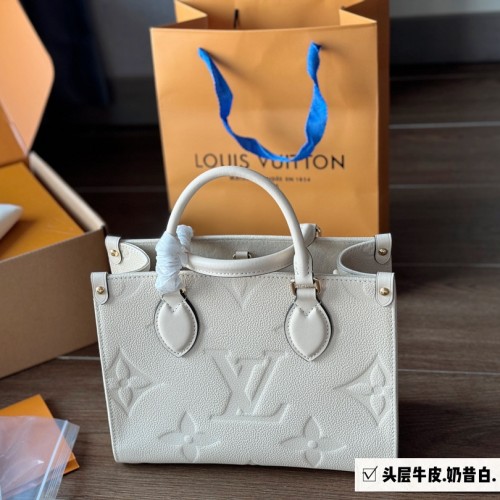 Louis Vuitton Empreinte Monogram Onthego PM Cream