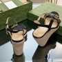 Gucci Aitana Espadrille Wedge Sandal