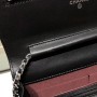 *Superior* Chanel Black Lambskin Wallet On Chain