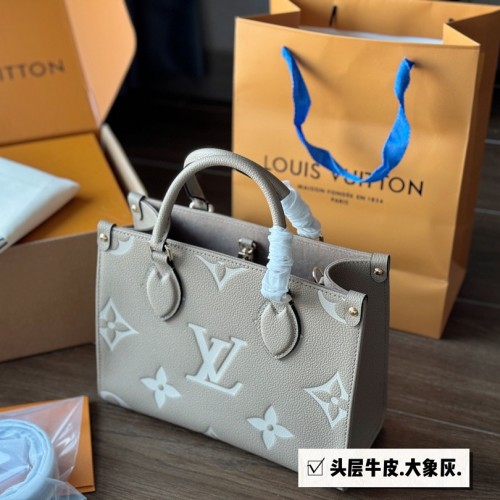 Louis Vuitton Empreinte Monogram Onthego PM Tourterelle Beige