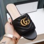 Gucci Jolie Quilted Medallion Slide Sandals