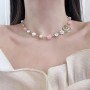 Chanel Pink Pearl CC Necklace