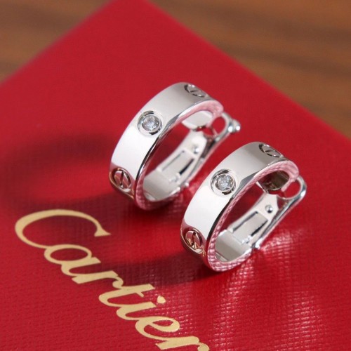 Cartier Diamond Love Hoop Earrings