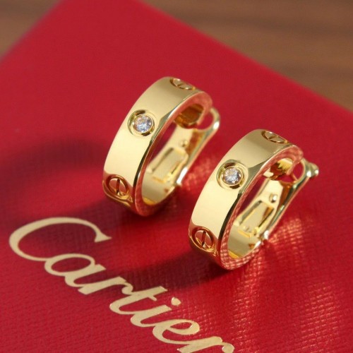 Cartier Diamond Love Hoop Earrings