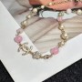 Chanel Pink Pearl CC Necklace