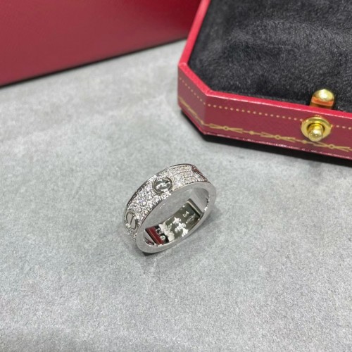 Cartier Pave Diamond Love Ring