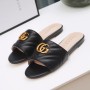 Gucci Jolie Quilted Medallion Slide Sandals