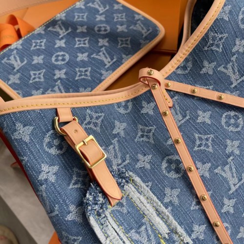 Louis Vuitton CarryAll PM Denim Blue