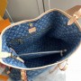 Louis Vuitton CarryAll MM Denim Blue