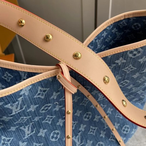 Louis Vuitton CarryAll MM Denim Blue